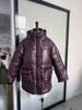 Available Now: 2024 Winter Deep Red Zipper Cotton Jacket with Stand-up Collar - European & American Style Warm Coat.