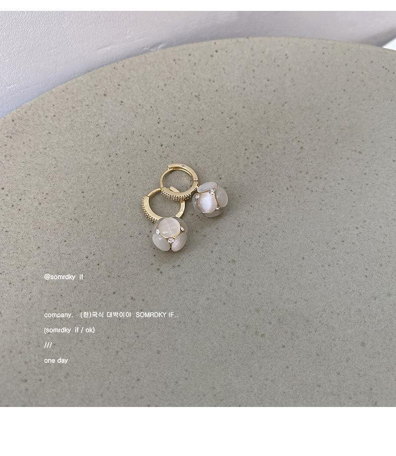 Luxury Natural Opal Earrings Temperament Crystal Drop Earrings for Mothers Day Gifts Women Jewelry NEW Korean Earrings