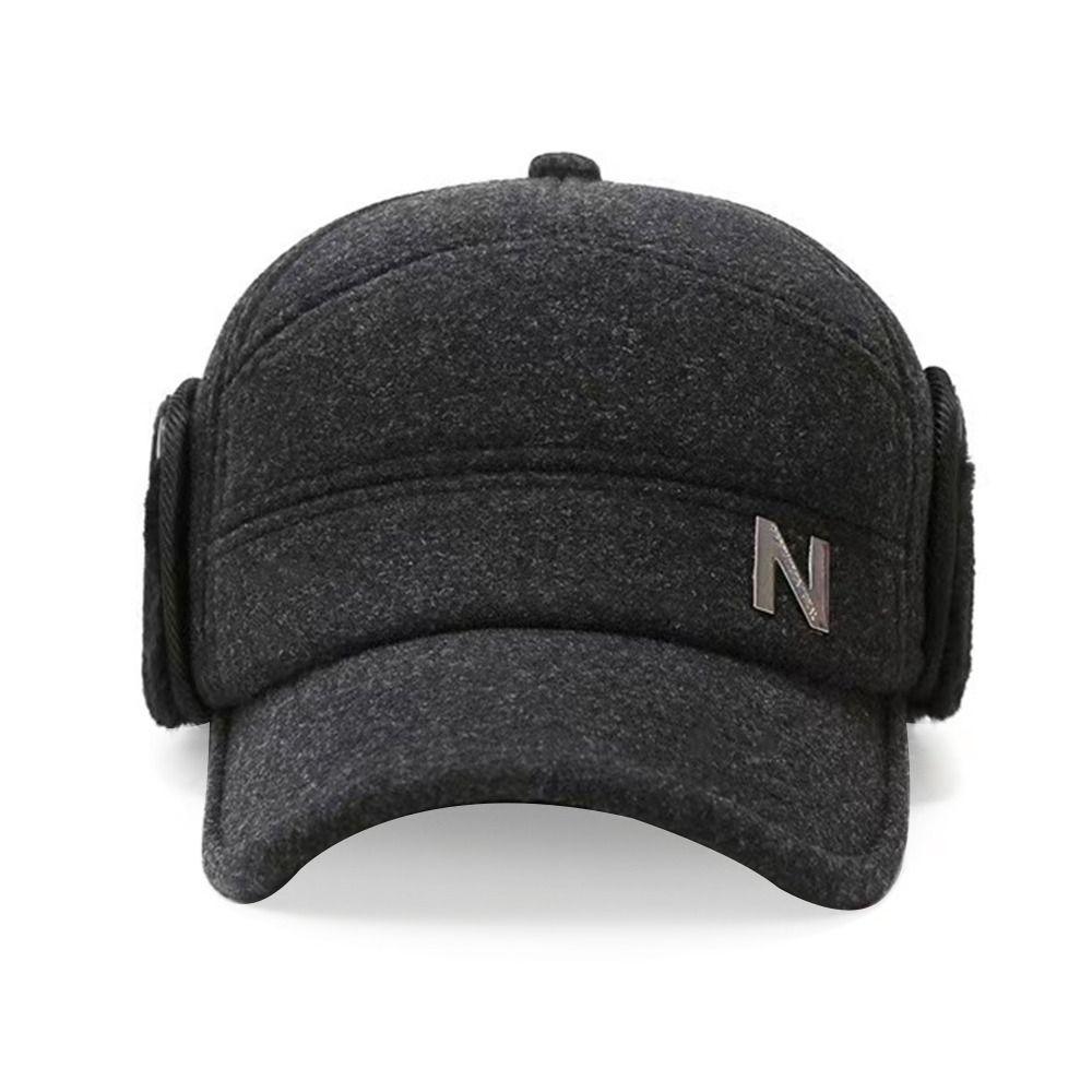 Warm Earmuffs Hat Ear Protection Bomber Hats Outdoor Winter Hat  for Men