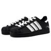Adidas Originals Superstar 2 Abrasion Resistant Low top Skateboard Shoes Women's Black JH9977(Team537-)
