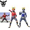 Boys' Full Body Jumpsuit Masked Knight Costume Set In Milk Silk For Cosplay Events