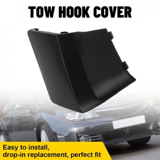 Front Bumper Eye Tow Hook Cover Cap Black For 2011-2014 Subaru WRX STI/Impreza
