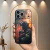 Fire Safety Firefighter Phone Case For iPhone 17,16,15,14,13,12,11 Plus,Pro Max,XS,X,XR,SE,Mini,8,7,Soft Silicone Black Cover
