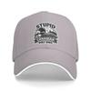 Heated Rivalry Stupid Canadian Wolf Bird Quote Sun Baseball Cap Summer y2k Cool Hip Hop Hats For Men Tennis Skate Baseball Caps