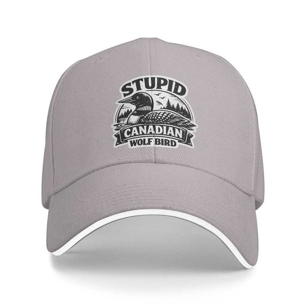 Heated Rivalry Stupid Canadian Wolf Bird Quote Sun Baseball Cap Summer y2k Cool Hip Hop Hats For Men Tennis Skate Baseball Caps