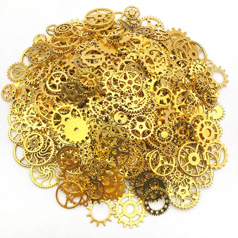 Retro Mechanical Gear Pendant: 50g Steampunk Alloy Necklace Accessory