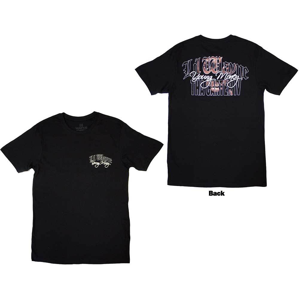 Lil Wayne Face Infill T-Shirt Black New XL