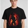 ZX Vintage Black Widow Bite Silhouette Portrait Graphic Unisex Gift Tshirt ONeck Sweatshirt  for Men Women Prue Cotton Tshirt