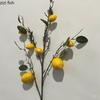 Simulated Lemon Branches Ornament Artificial Plants Flower Arrangement Simulated Tree Branch Decoration Crafts Aesthetic Decor