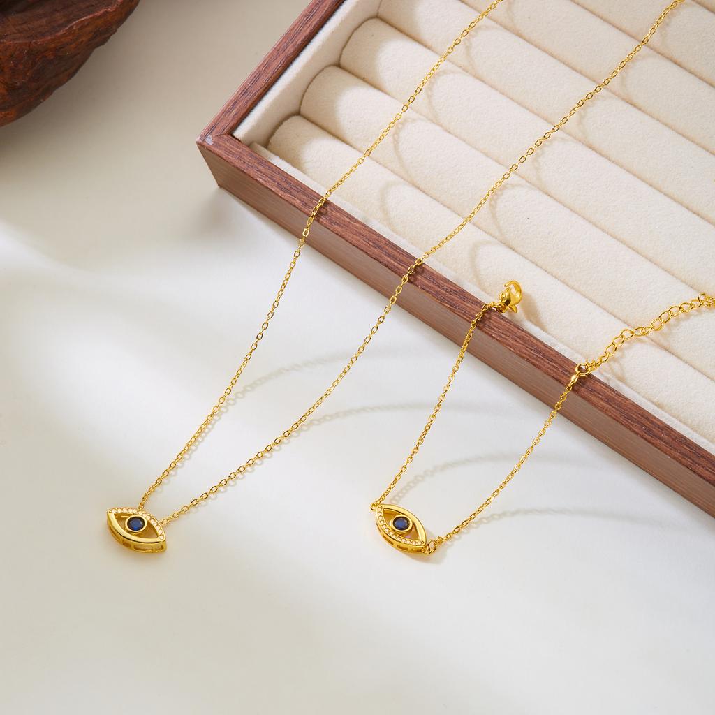 Gold Color Luxury Zircon Blue Evil Eye Bracelet For Women Retro Turkish Eyes Adjustable Lucky Chain Bangle Party Jewelry Gifts