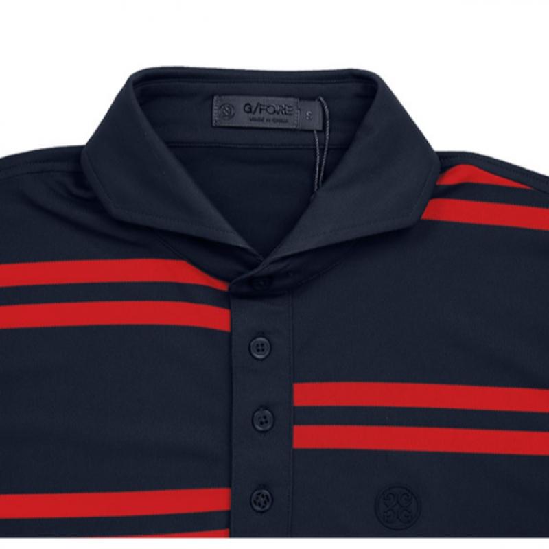 Tricou polo cu dungi offset Zipore Twilight G4ms23k182 Twlt