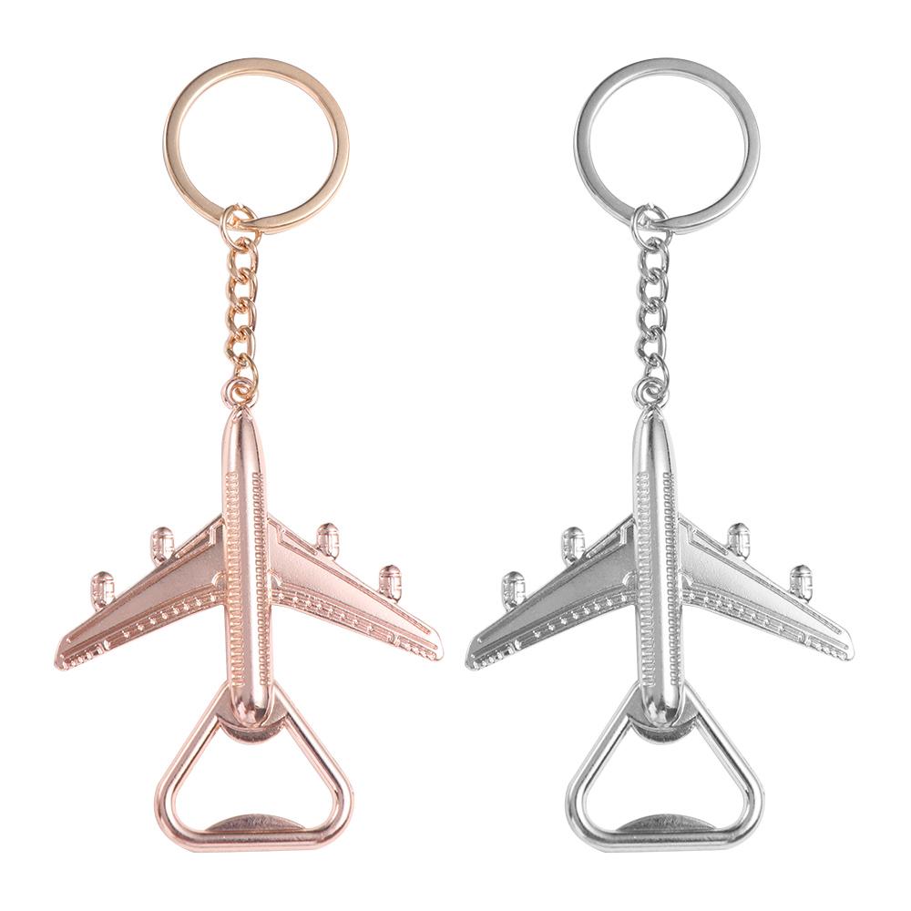 

Airplane Bottle Opener Creative Beer Opener Wedding Supplies Car keychains Unisex Яскраво-рожевий