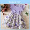 Sommerkleid für Mädchen mit Blumenmuster für Kleinkindmädchen Geschenk für Geburtstage