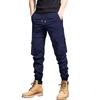 Męskie spodnie cargo slim fit z wieloma kieszeniami, zwężane spodnie casualowe
