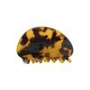 Elegant 5cm Cow Print Oval Hair Claw Clip For Women Handmade Vintage Hairpiece