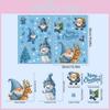 Holiday Window Stickers With Pvc Snowflakes Penguins And Santa Christmas For