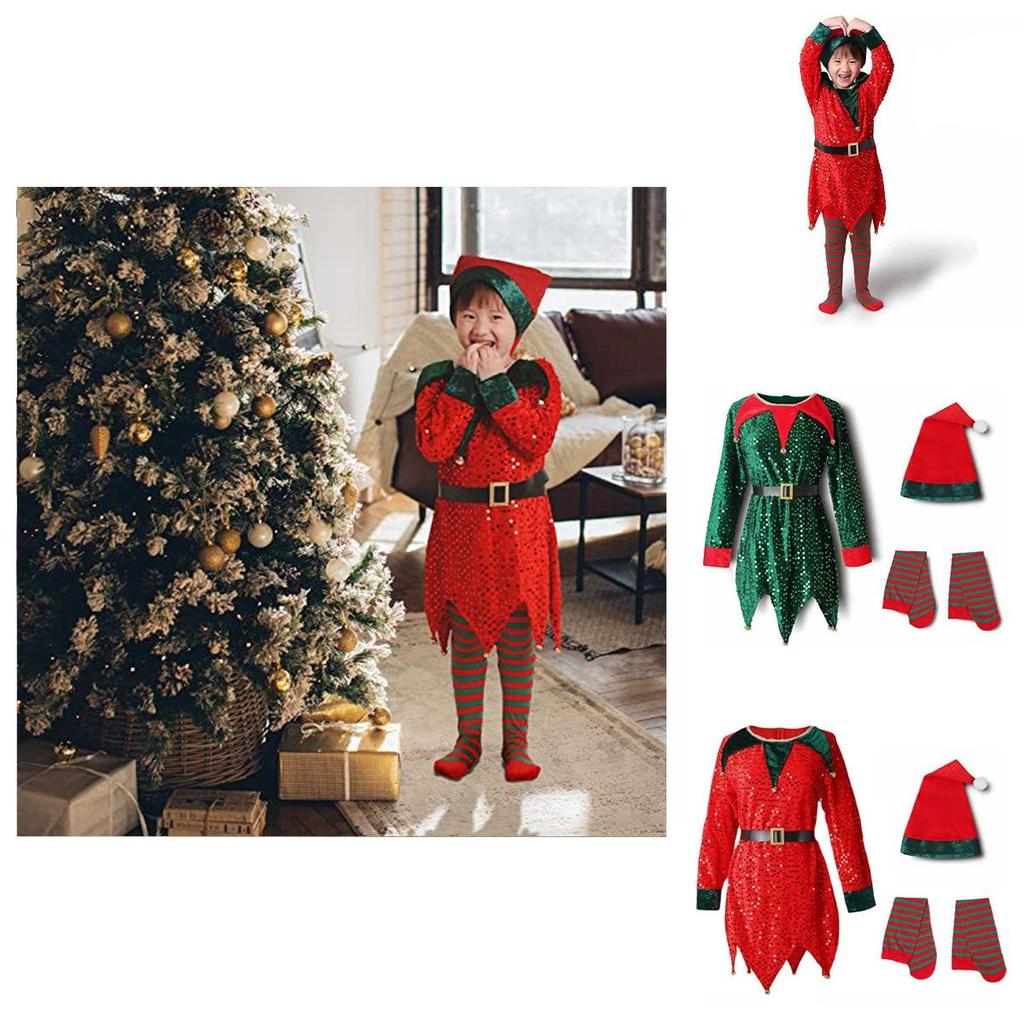 Colorful Santa Claus Fancy Dress Outfits For Role Play
