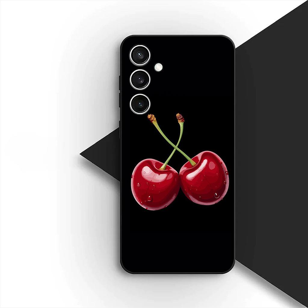Cherry Strawberry Fruit Summer Avocado Phone Case for Samsung Galaxy A35 A36 A55 A26 A05 A06 A14 A50 A51 A53 A54 A12 A13 A23