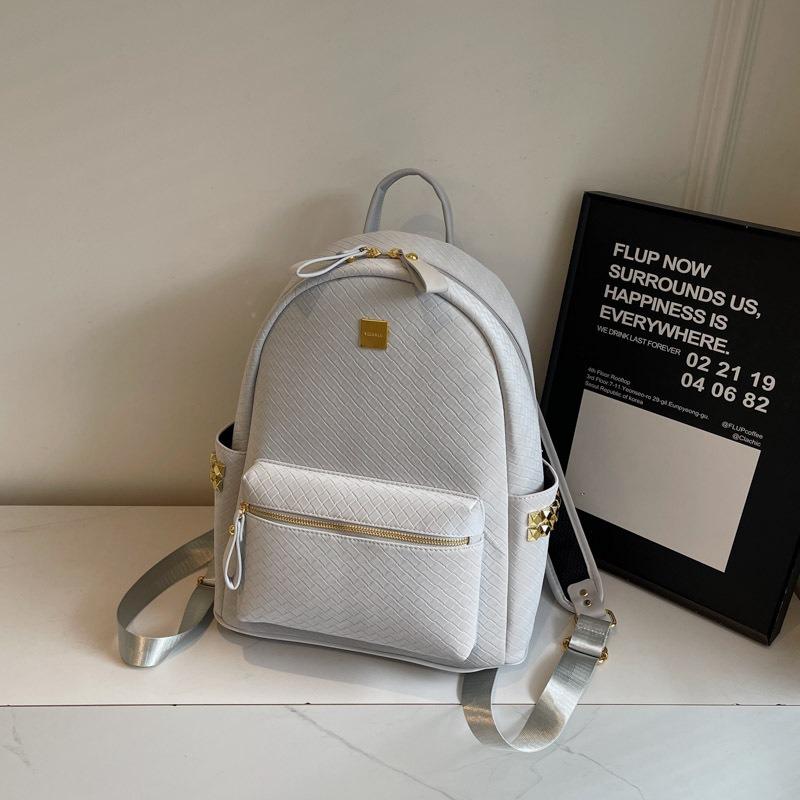 New fashionable versatile style large capacity street shot women's double back college style women's schoolbag