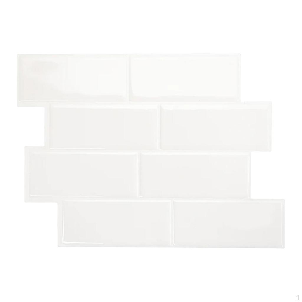 Abziehen und Aufkleben Wandfliesen Spritzschutz Aufkleber Faux Keramik Panel für Schlafzimmer