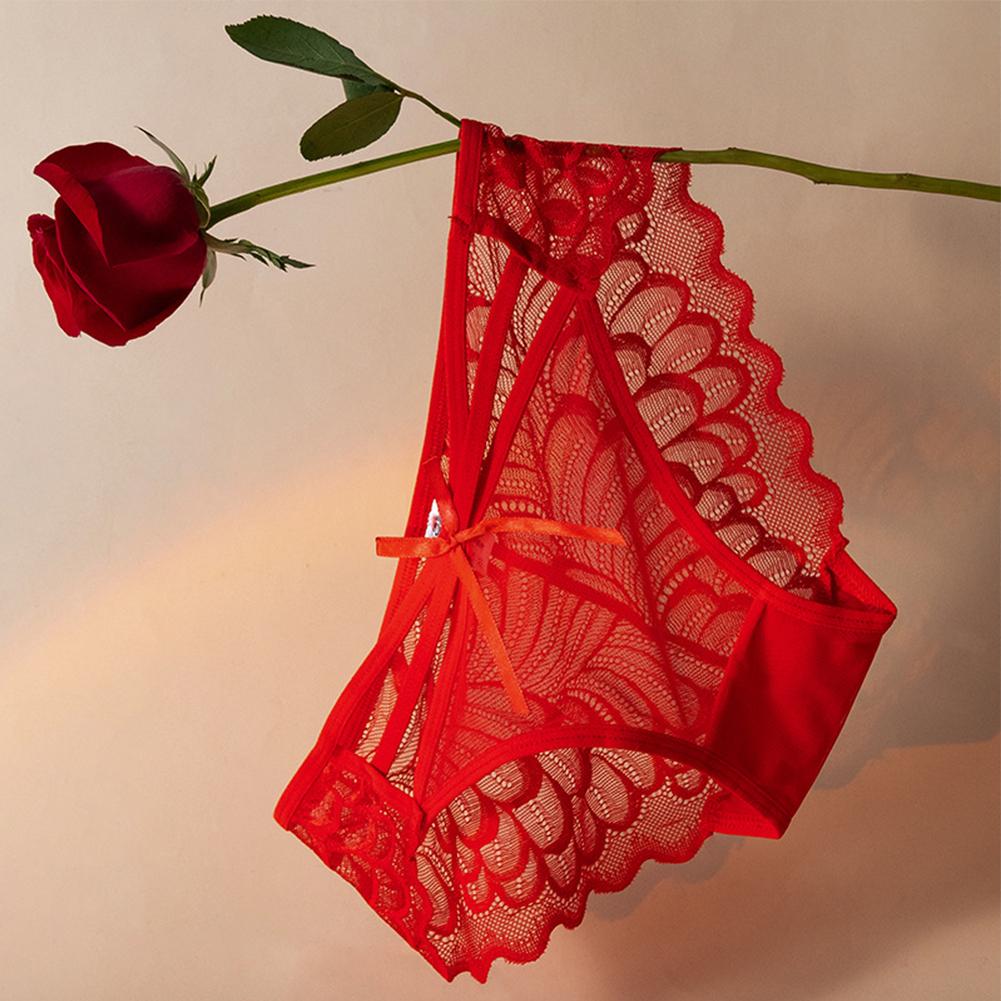 Hot Girl Lace Panties Womens Invisible Medium Elasticity Mesh