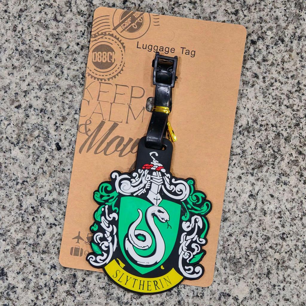 Etichetta per bagagli Accademia di Magia di Harry Potter: Design di Hermione e Ron