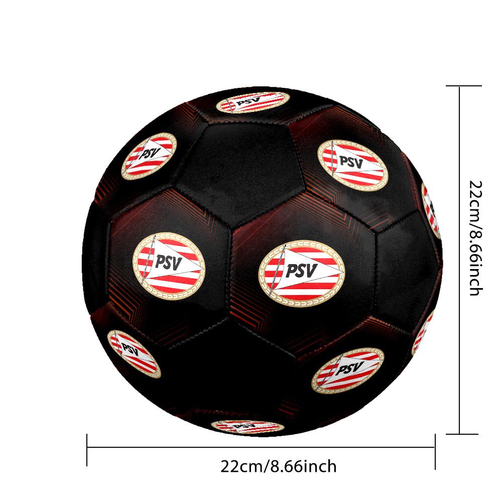 PSV Eindhoven Soccer Ball Colorful All Ages Machine Stitched PVC Competition Ready Durable High-Bounce.SIZE5