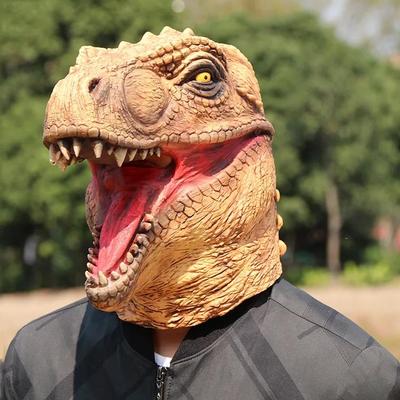 Αξεσουάρ Cosplay για το Χάλοουιν Μάσκα Δεινοσαύρου από Ρεαλιστικό Λάτεξ για Αποκριάτικη Στολή