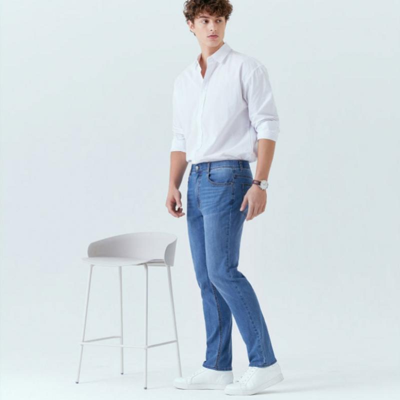 Bang Bang Men S Relaxed Ultra Stretch elaStic waiSt Denim chooSe 1 Of 3