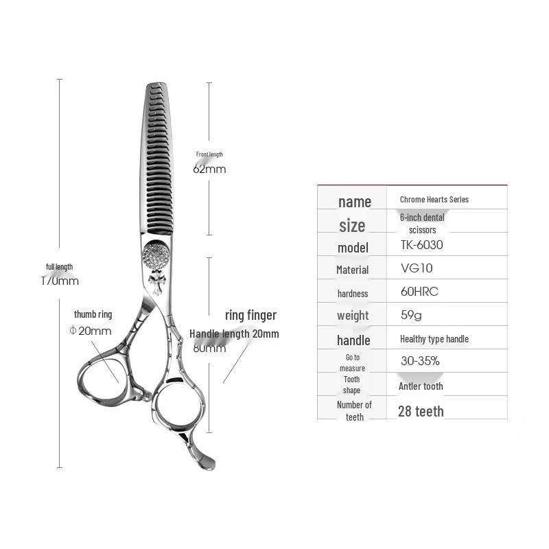 Etravel 6-inch Professional Hair Thinning Scissors
