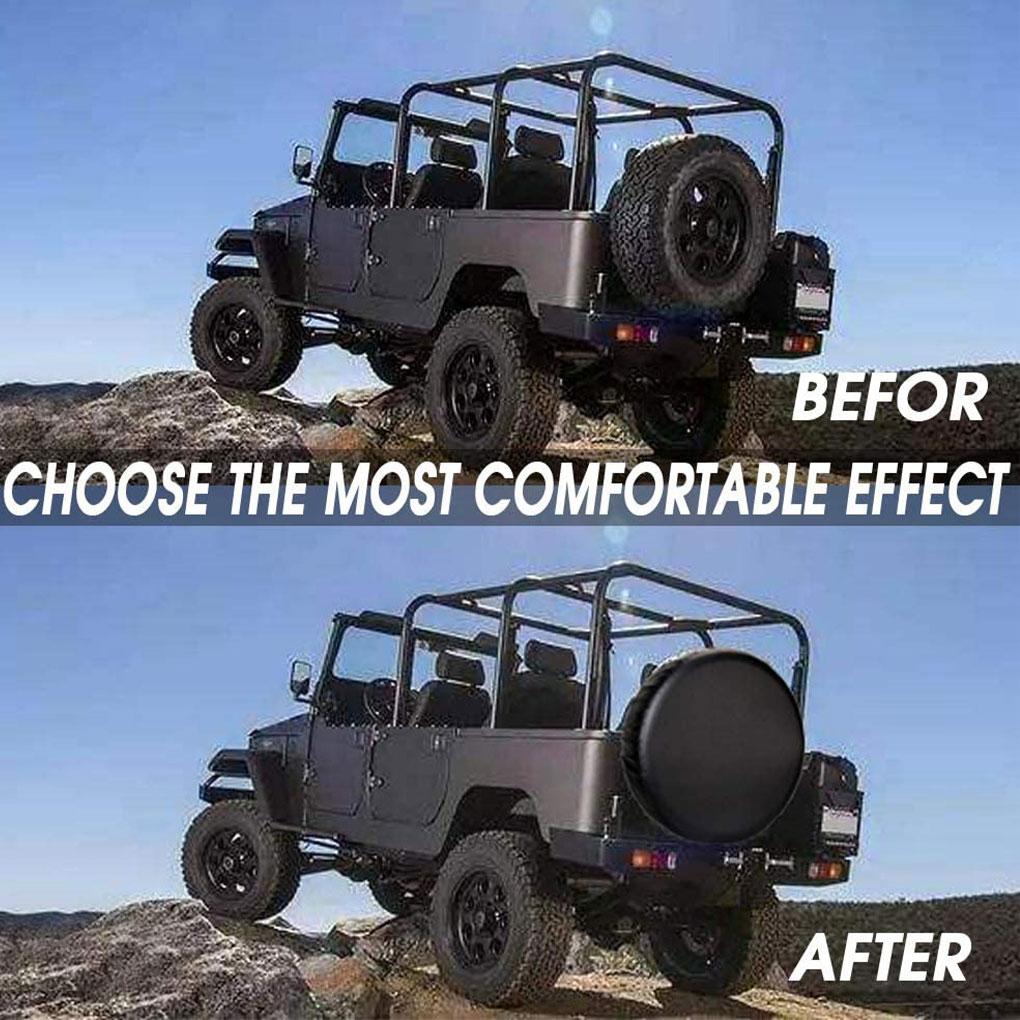 New Car Spare Tire Cover Polyester Car Auto Wheel Tire Cover Protector Vehicle Tyre Wheel Covers Accessories Dustproof 1/2/4PCS