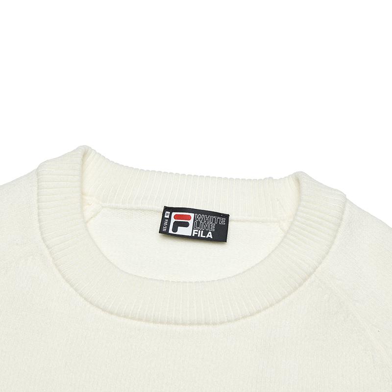 New FILA Knitwear Women's Steam White F11W443406FIV