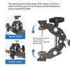 Professional Strong Grip Clamp Articulating Quick Release Device Adapter Mount for Filming and Monitoring
