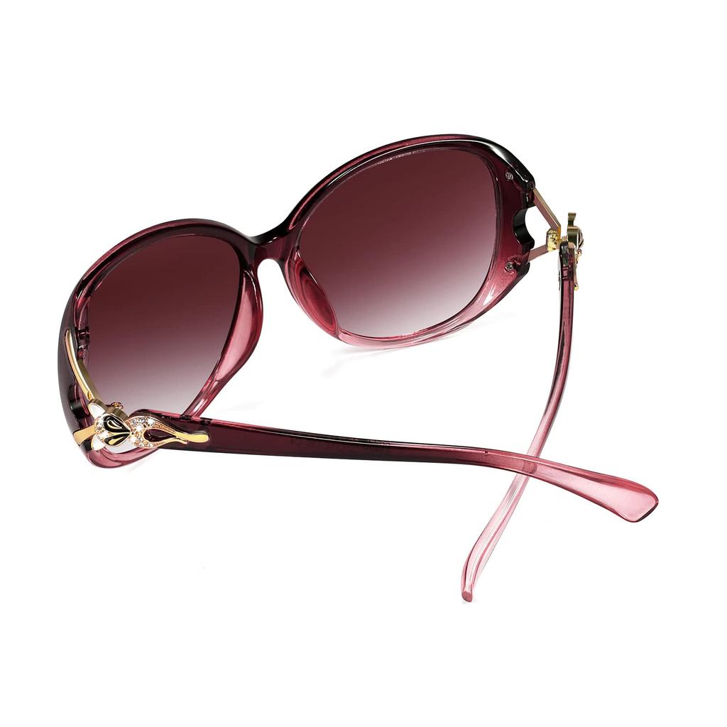 Polarized UV Oval No Hurt For Mountain B2730 [FEISEDY] Women's Sunglasses, Lenses, UV400, Protection, Shape, Lightweight, Nose, Driving, Sports,