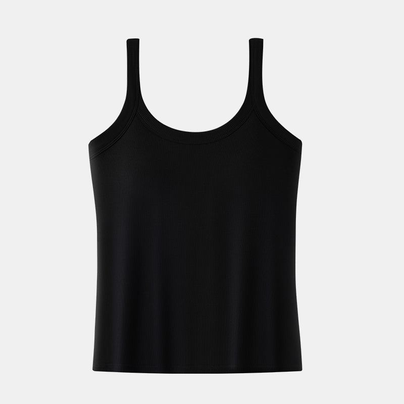 Jarní jarní bezrukává základní vrstva s košíčkem velké velikosti a halter topem