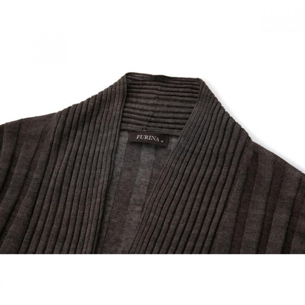 Furina Ribbed Stripe Knit Vest
