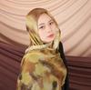 Fashion Watercolour Floral Printed Hijab Modal Breathable Soft Cotton Rayon Viscose Woven Modal Muslim Women Shawl Hijab Scarf