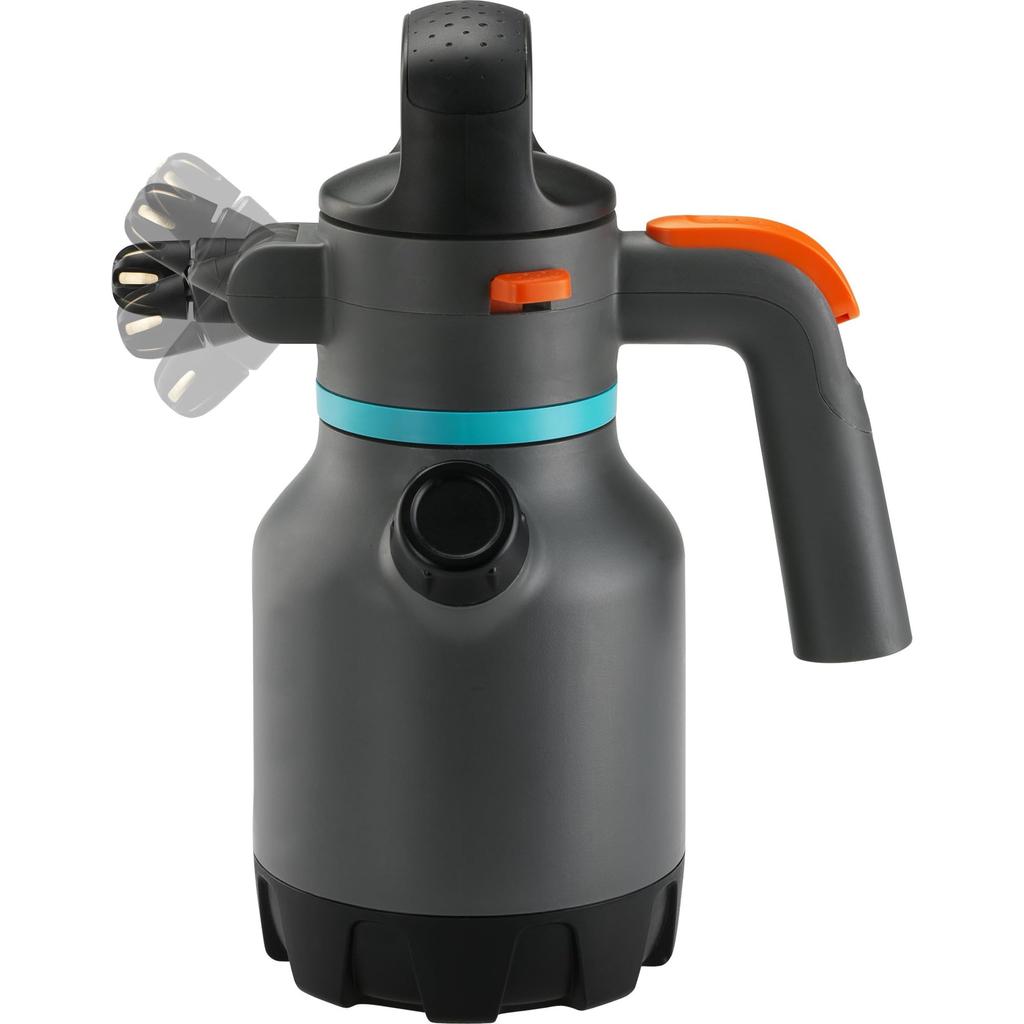 GARDENA Pressurized Mist Spray Function Even At an Brass Switchable Spray German Gardening Perfect for Garden Sprayer, 1.25L, 360° Angle, Nozzle,
