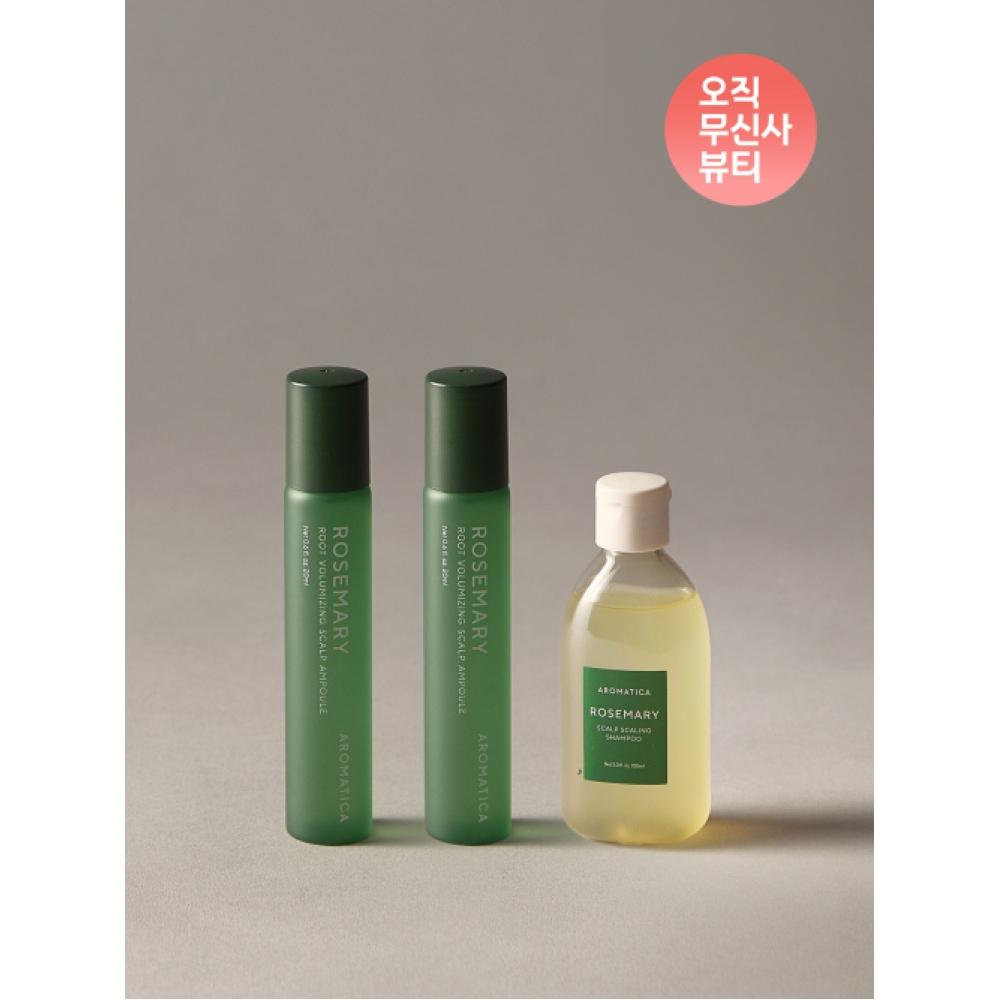 

Aromatica Rosemary Hair Loss Nutrition Set 20ml 2 Ampoules+shampoo 100ml NONE