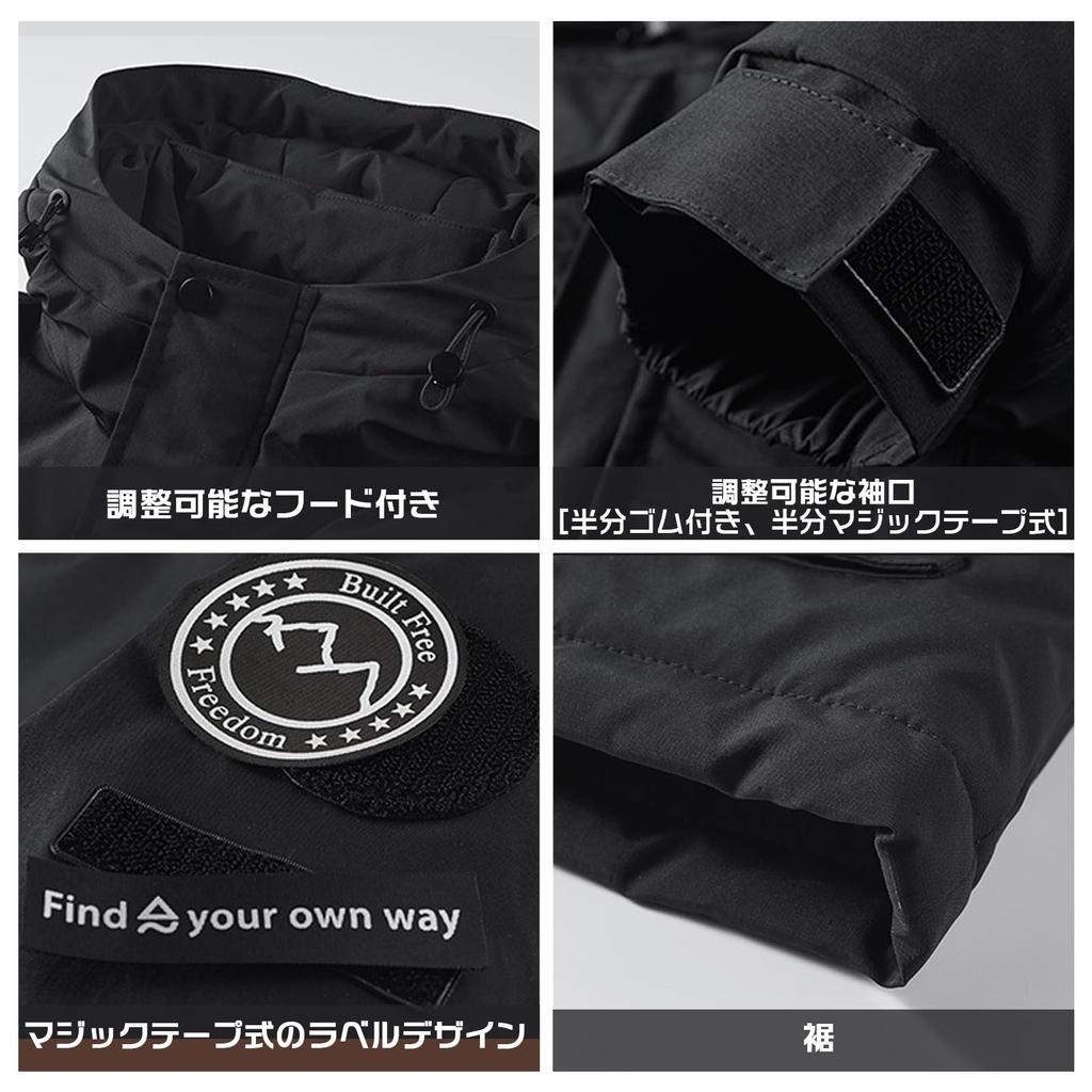 Cold Thick Mountain Cold Weather Outdoor Mountain Winter Casual WT9158 [Manatsulife] Bunda, Pánský Kabát, Ochrana, Svrchní Oděvy, Bunda, S Kapucí,