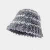 Winter Hat Women's Big Head Circumference Shows Face Small Bucket Hat Fleece Thermos Basin Hat Fashionable Versatile Bucket Hat