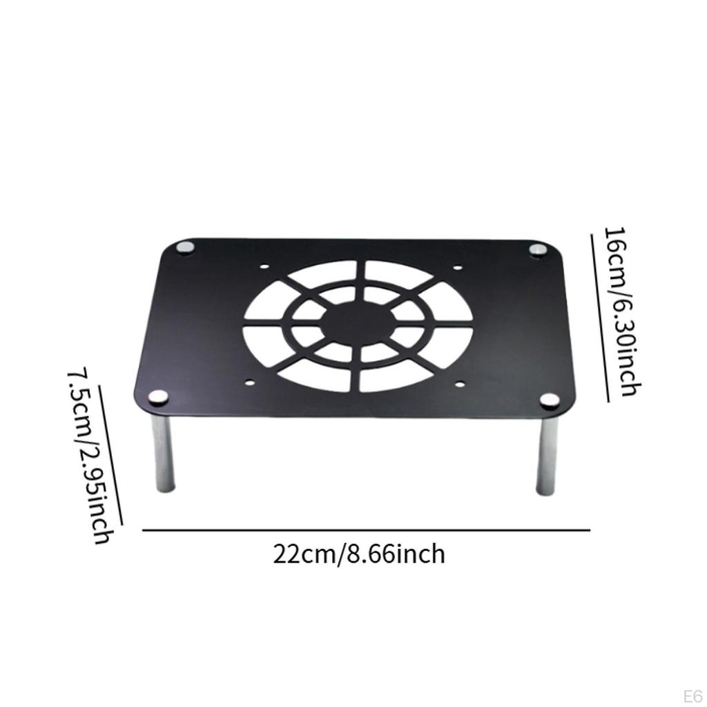 Routers Cooling Base Box Bracket Multifunction Silent TV Holder Stand for Living