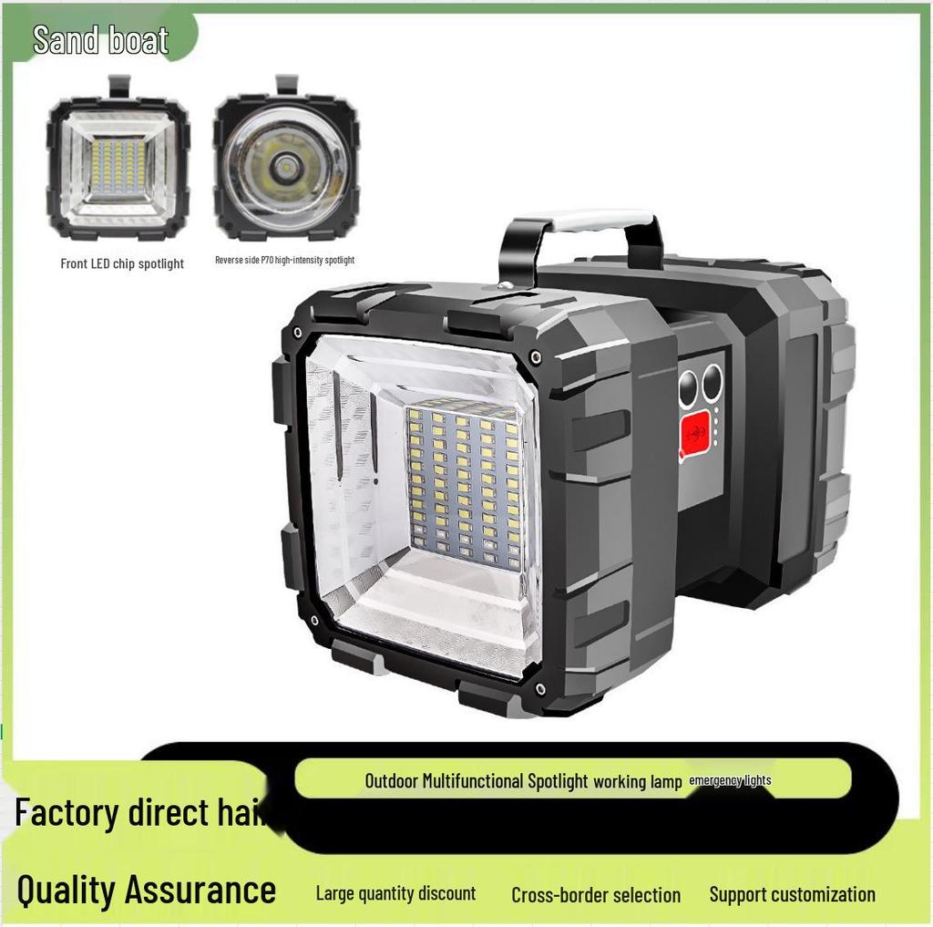 Rechargeable Super Bright 5000 Xenon Handheld Lantern: Multifunctional Outdoor Work and Household Searchlight Flashlight