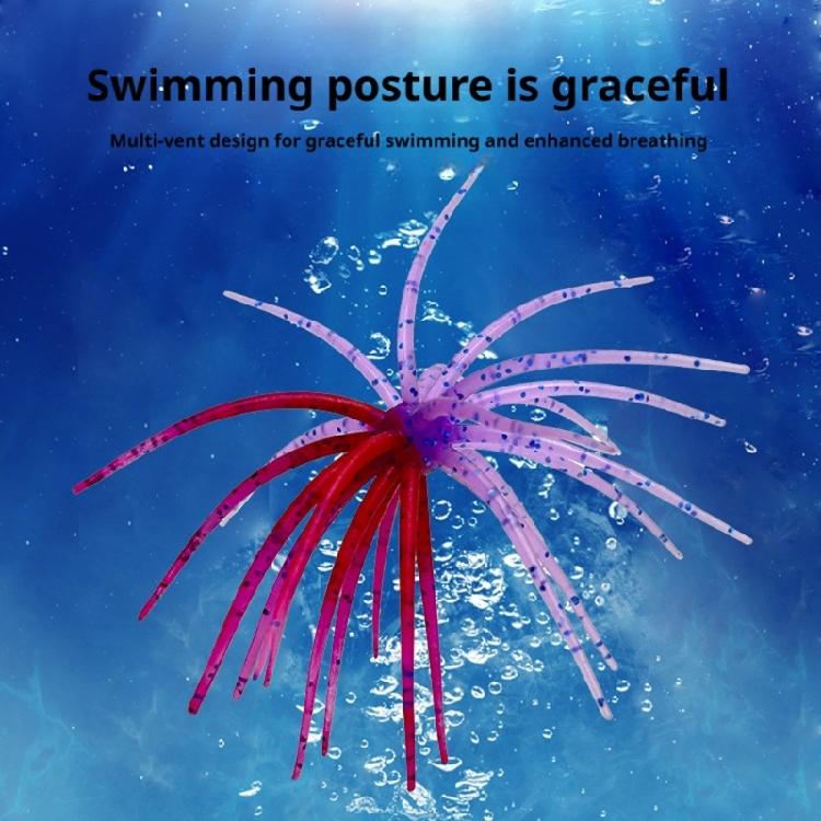 Lake Use Fishing Accessory with Elastic Soft Plastic Body and Flexible Arm Profile, Single Pack Sea Urchin Baits for Daily Anglers