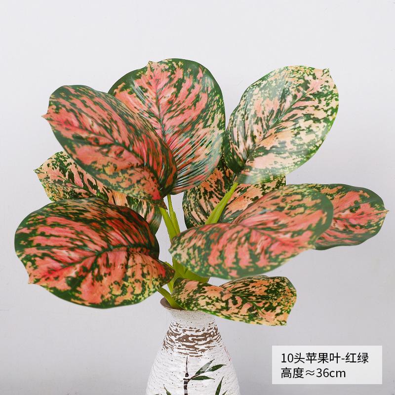 Nordic Style Simulation Green Plant Canna Potted Plant Office Fake Green Plant Landscaping Ornament Real Leaves