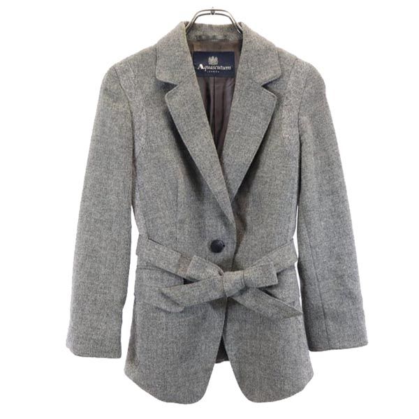 Aquascutum pants suit Setup UK8 gray Women Used