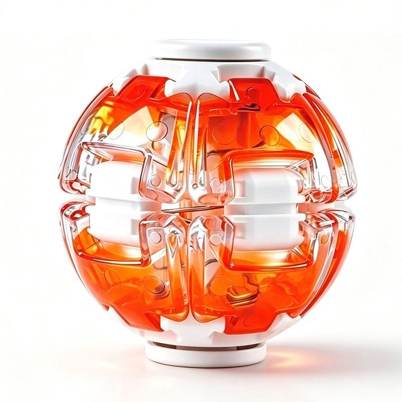 NEW Magic Press To Spin Stress Relief Fidget Balls Autism ADHD Focus Quiet Cool Gadgets Unique Gifts For Kids & Adults
