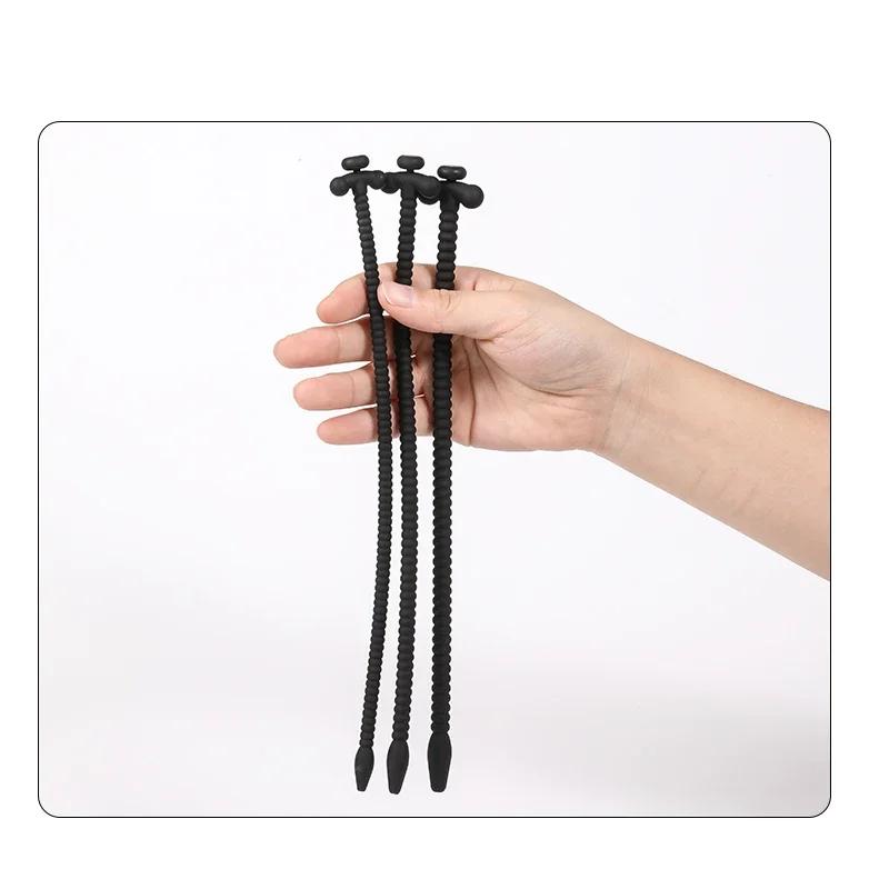 25CM Long Prostate Hollow Urethral Catheter Dilator Horse Eye Irritation Adult Sex Toys For Urethra Masturbation Men Penis Plug