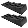 2PCS Automotive Leveling Ramp 7716LBS Capacity 3 Different Height Long Lasting Use for Travel