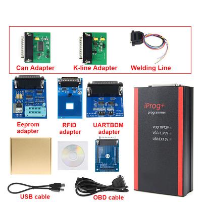 2025 IPROG Pro V87 Full Set ECU Key Programmer Iprog+ Eeprom IMMO Car Radio Reset Dashboard Kilometer